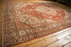 9x11.5 Vintage Distressed Khoy Carpet