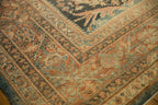 11x15.5 Vintage Distressed Mahal Carpet