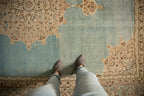 8.5x12.5 Vintage Distressed Tabriz Carpet