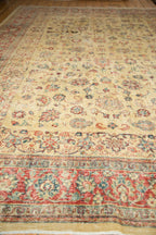8.5x12 Vintage Distressed Tabriz Carpet