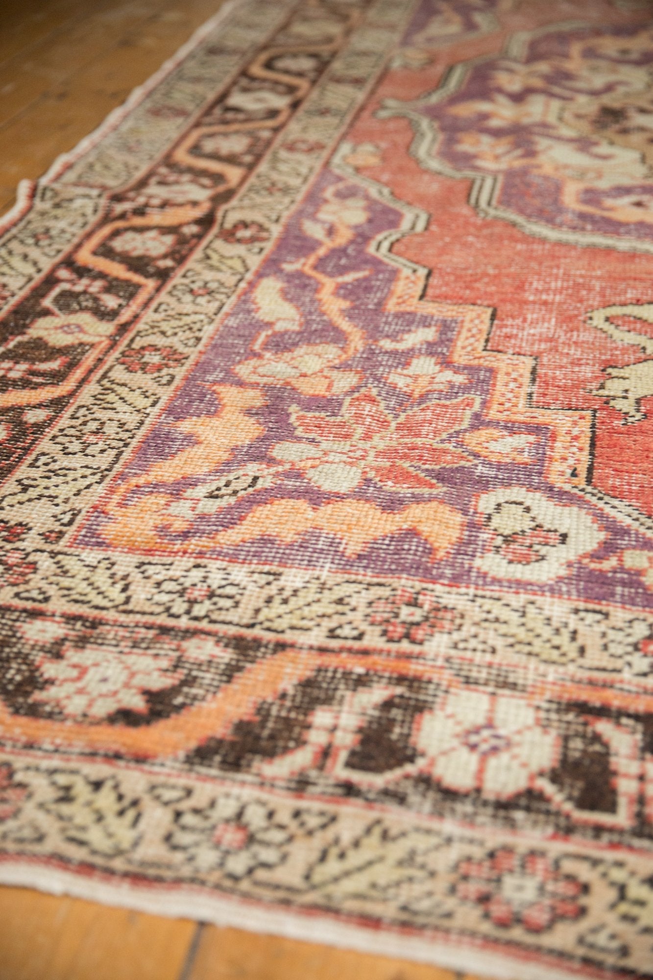 6.5x10.5 Vintage Distressed Oushak Carpet