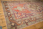 6.5x10.5 Vintage Distressed Oushak Carpet