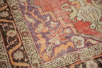 6.5x10.5 Vintage Distressed Oushak Carpet