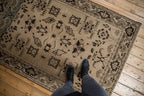 4.5x7 Vintage Distressed Malayer Rug