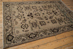 4.5x7 Vintage Distressed Malayer Rug