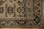 4.5x7 Vintage Distressed Malayer Rug