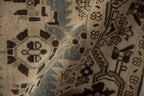 4.5x7 Vintage Distressed Malayer Rug