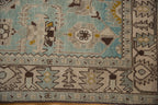 4.5x7 Vintage Distressed Hamadan Rug
