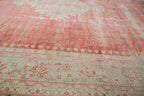 10x14 Vintage Distressed Oushak Carpet