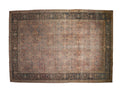 13x18 Vintage Distressed Tabriz  Carpet