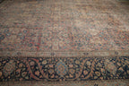 13x18 Vintage Distressed Tabriz  Carpet