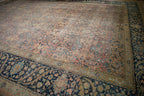 13x18 Vintage Distressed Tabriz  Carpet