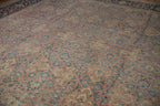 13x18 Vintage Distressed Tabriz  Carpet