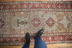 3x13 Vintage Distressed Karaja Rug Runner