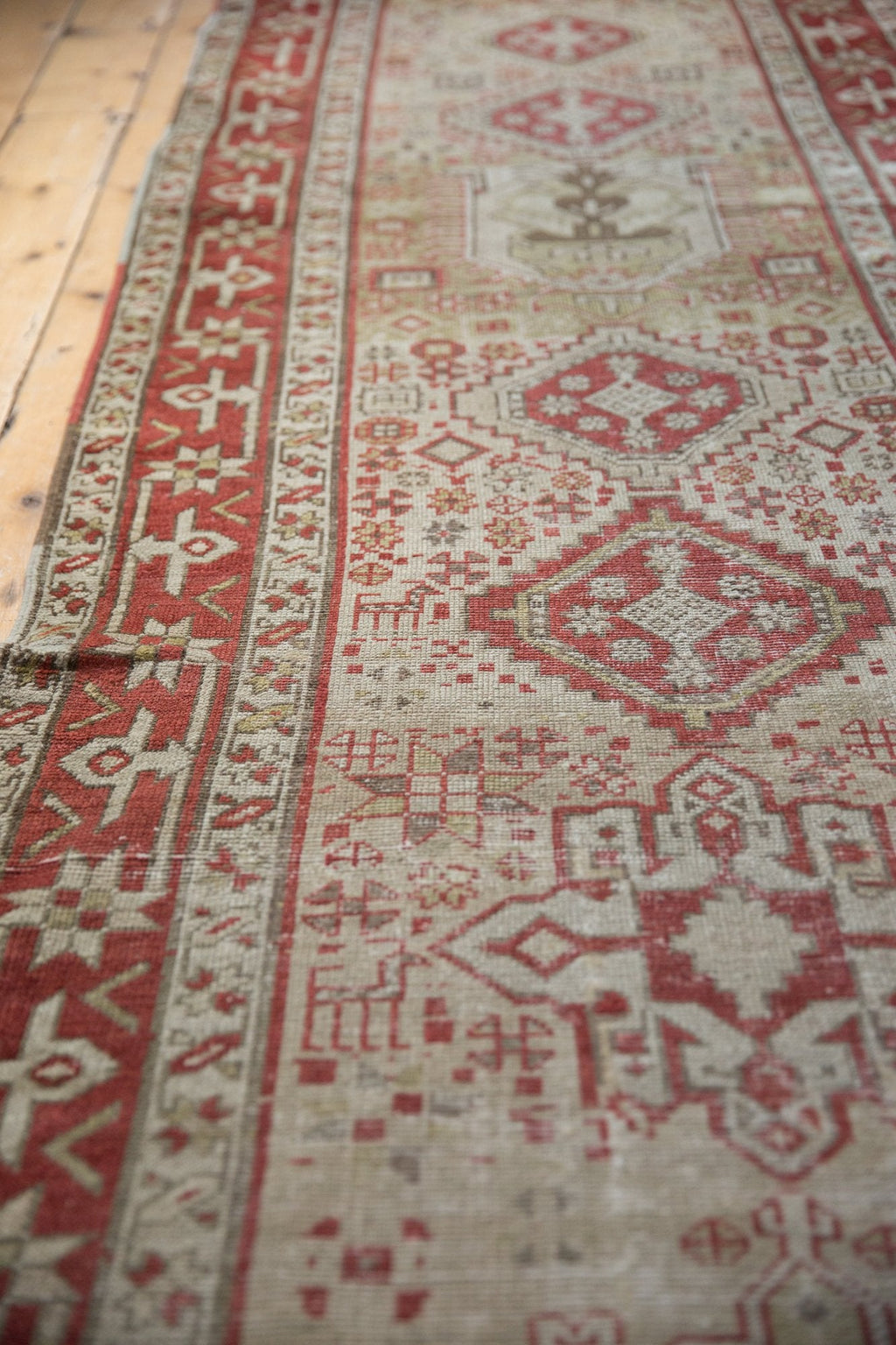 3x13 Vintage Distressed Karaja Rug Runner