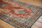 3.5x11.5 Vintage Distressed Mahal Rug Runner