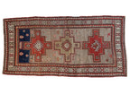 3.5x7.5 Vintage Caucasian Rug Runner