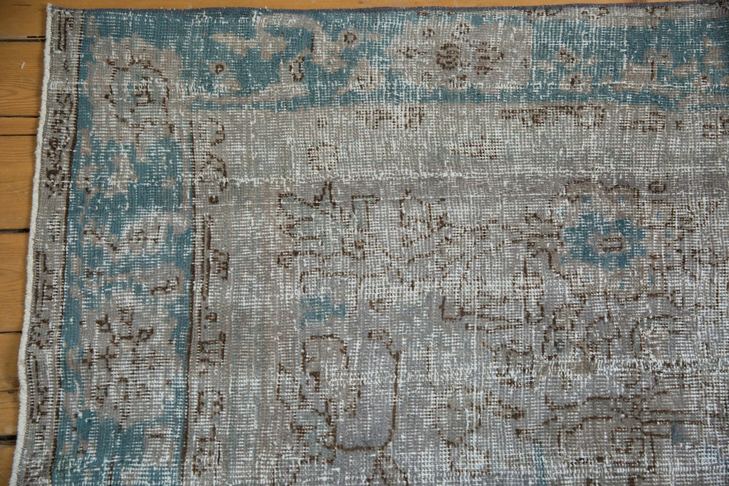 7.5x10.5 Vintage Distressed Oushak Carpet