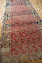 3.5x15 Vintage Distressed Oushak Rug Runner
