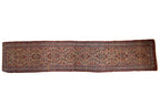 3x14.5 Antique Bijar Rug Runner