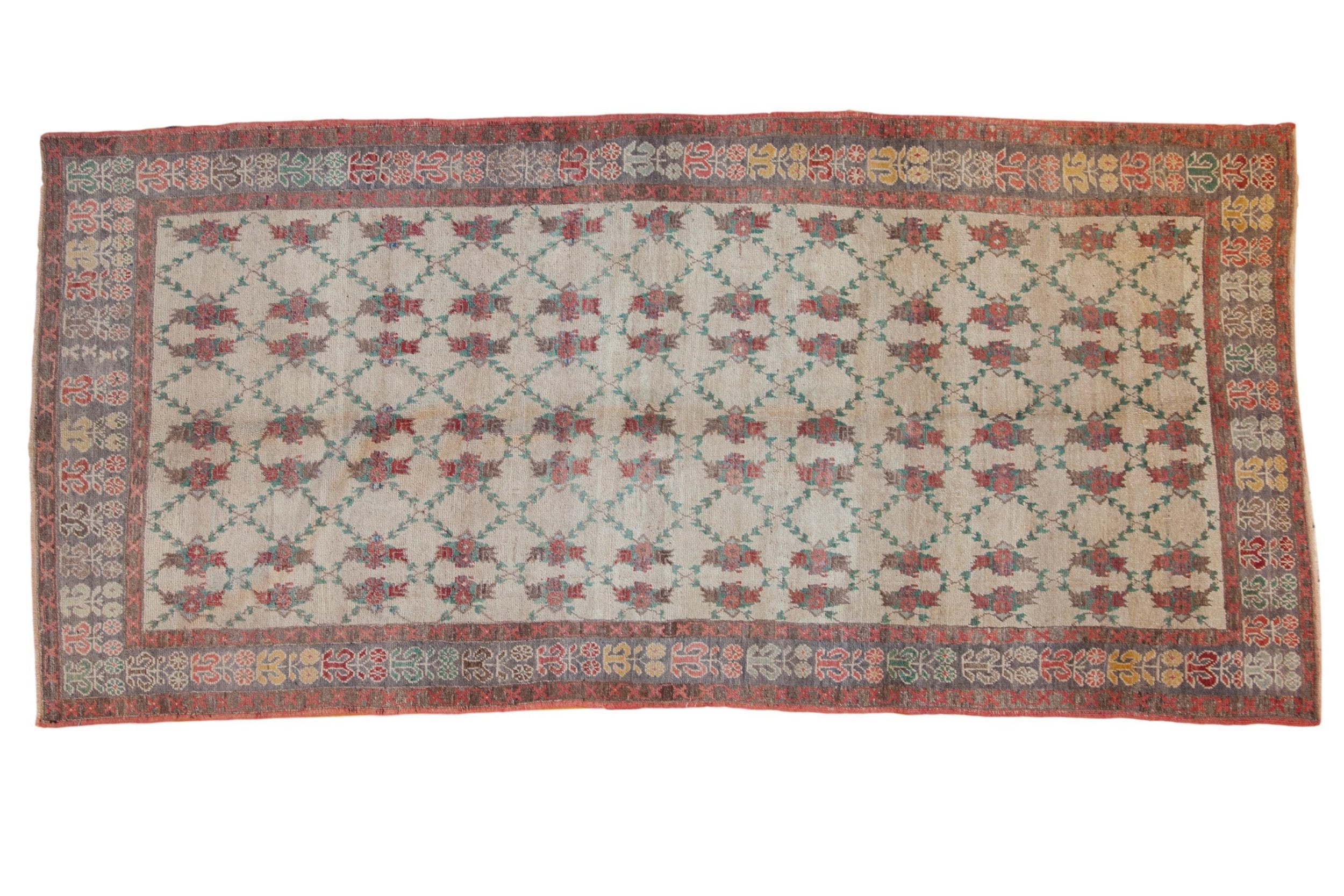 5x11 Vintage Distressed Oushak Rug Runner
