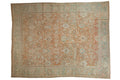 9x11.5 Vintage Distressed Mahal Carpet
