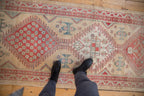 3x13.5 Vintage Distressed Serab Rug Runner