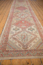3x13.5 Vintage Distressed Serab Rug Runner