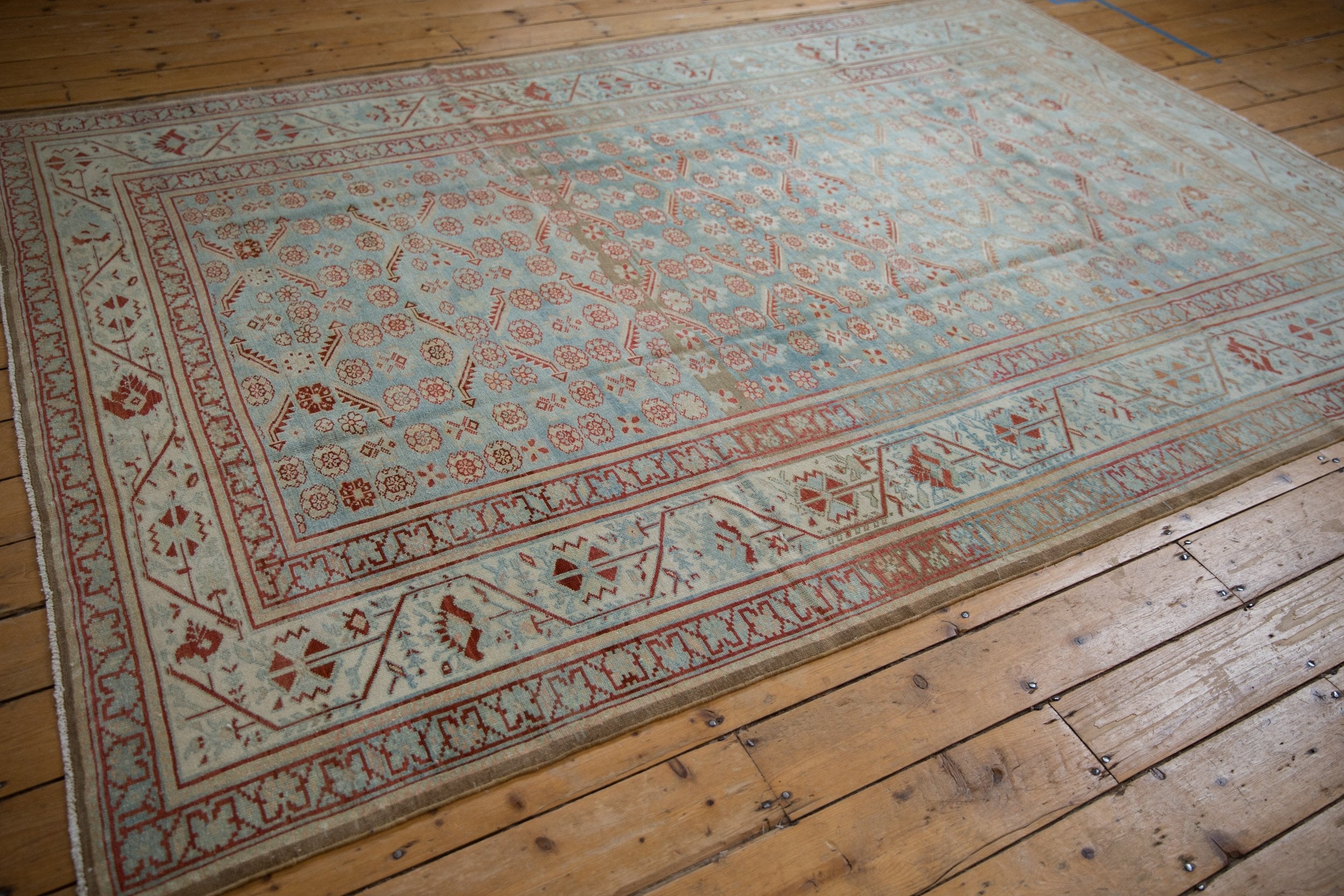7x10 Vintage Fine Distressed Malayer Carpet