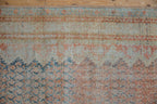 3.5x13.5 Vintage Fine Distressed Mahal Rug Runner
