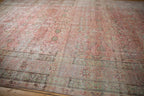 9.5x18.5 Antique Distressed Kermanshah Carpet