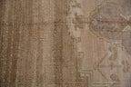 9.5x11 Vintage Distressed Oushak Carpet