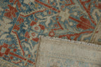 4x13.5 Vintage Distressed Hamadan Rug Runner