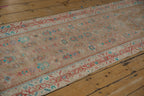 3x16 Vintage Distressed Fragment Hamadan Rug Runner