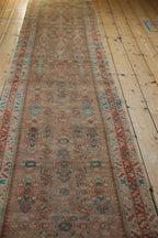 3x16 Vintage Distressed Fragment Hamadan Rug Runner