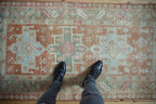 3x5.5 Vintage Distressed Karaja Rug