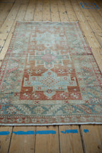 3x5.5 Vintage Distressed Karaja Rug