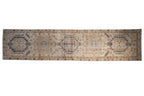 2.5x12 Vintage Distressed Fragment Karaja Rug Runner