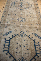 2.5x12 Vintage Distressed Fragment Karaja Rug Runner