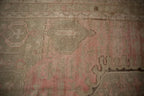15.5x19.5 Vintage Distressed Oushak Carpet