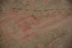 15.5x19.5 Vintage Distressed Oushak Carpet