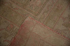 15.5x19.5 Vintage Distressed Oushak Carpet