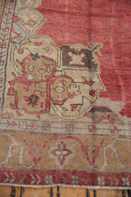 7.5x11 Vintage Distressed Oushak Carpet