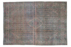 7x10.5 Vintage Distressed Bijar Carpet