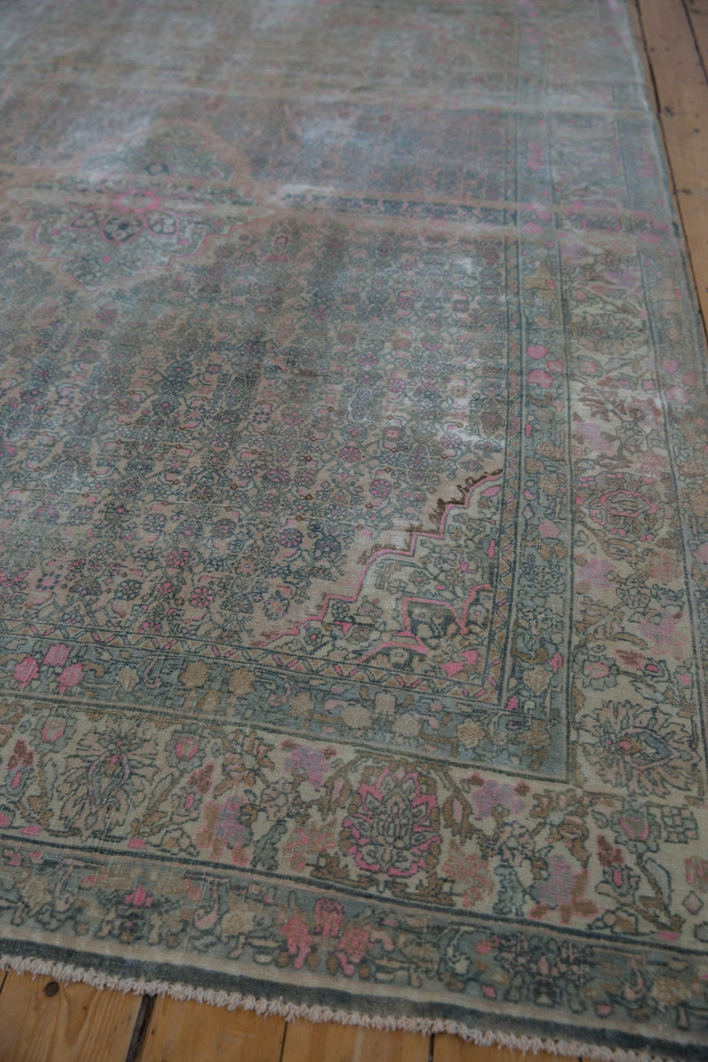7x10.5 Vintage Distressed Bijar Carpet