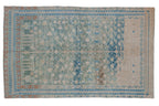 4.5x8 Vintage Fine Distressed Hamadan Rug