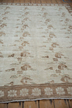 6x8.5 Vintage Distressed Oushak Carpet