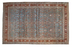 12.5x20 Vintage Distressed Bibikabad Carpet
