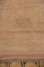 3x11.5 Vintage Distressed Oushak Rug Runner