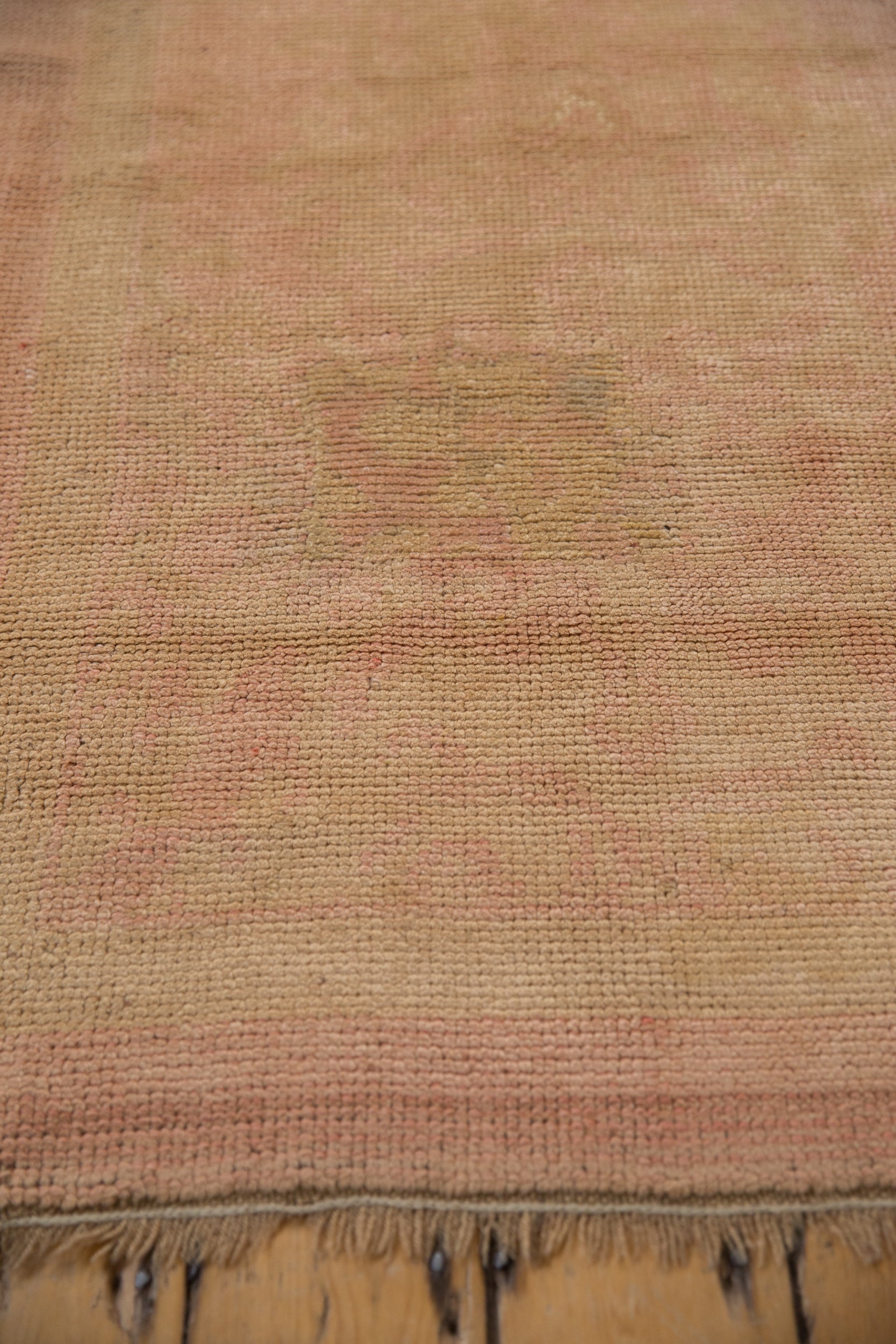 3x11.5 Vintage Distressed Oushak Rug Runner